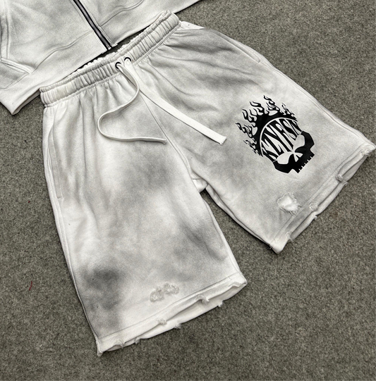 KZYFSN  White Flame shorts