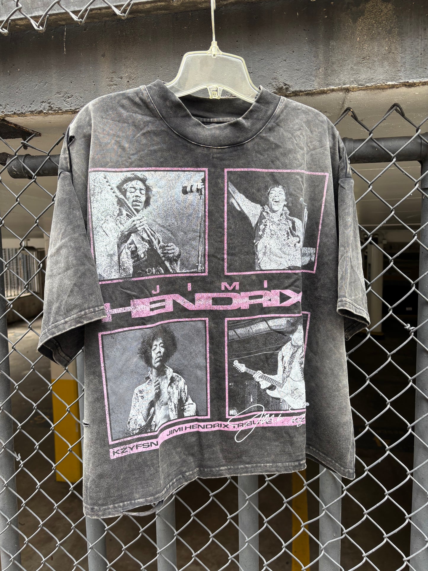 KZYFSN Jimi Hendrix Tee Black