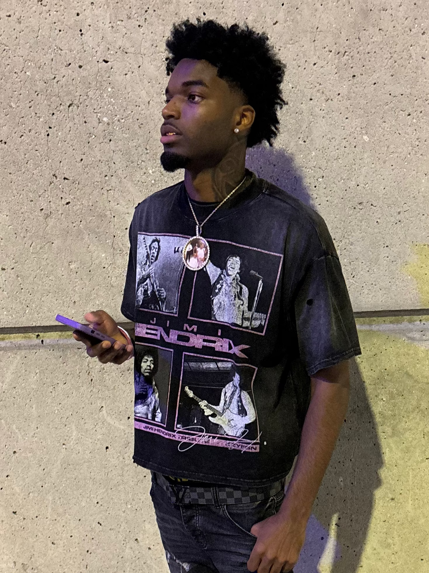 KZYFSN Jimi Hendrix Tee Black